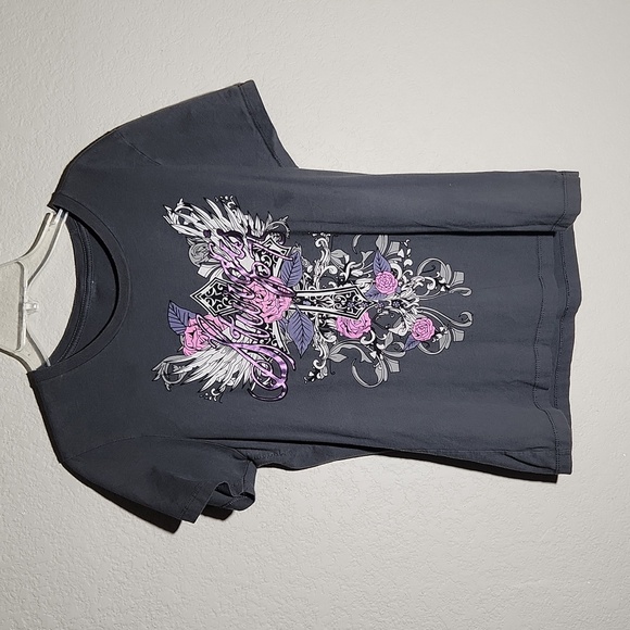 Hot Leathers Apparel Tops - Stirgis Shirt Womens Size L black 75 years 2015  no tag on size Dakota